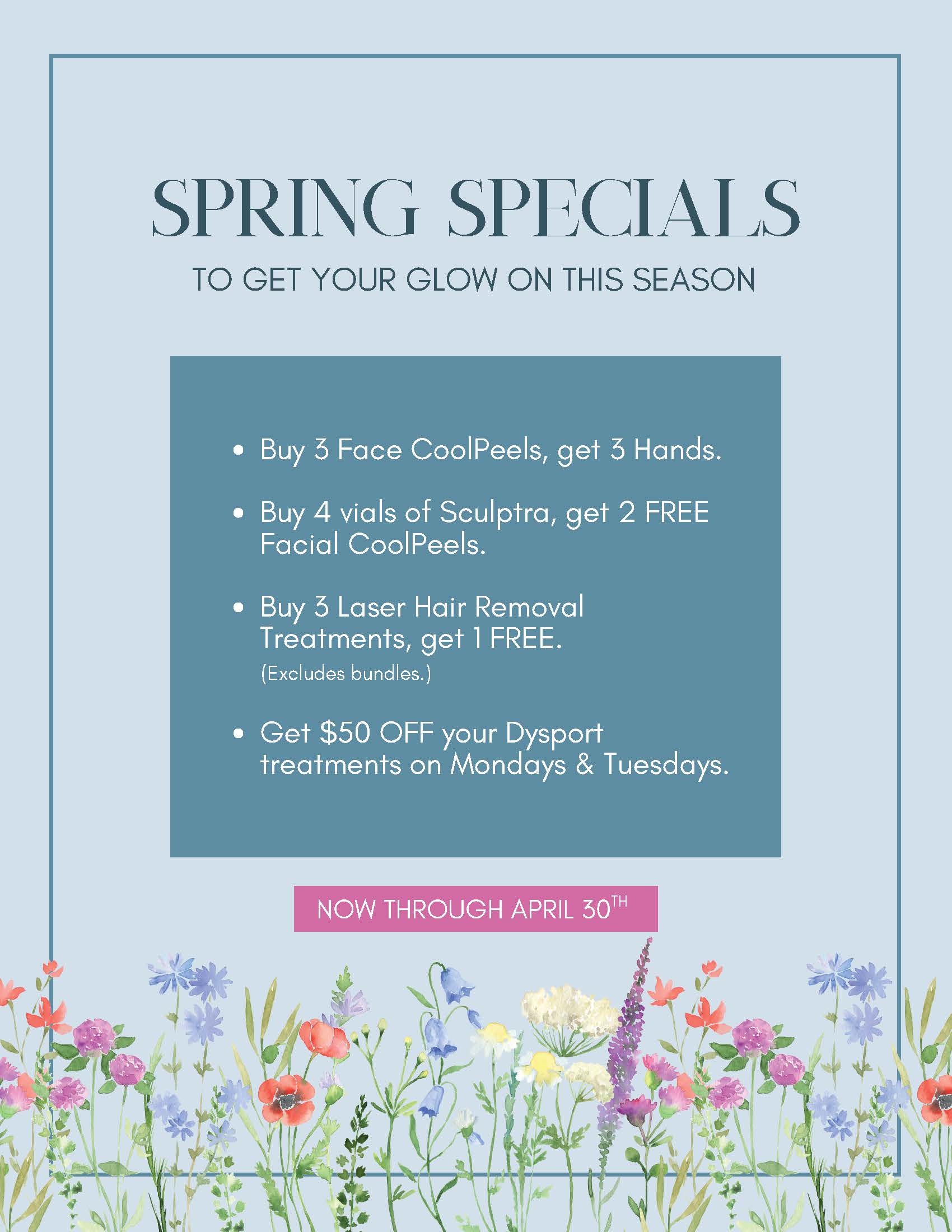 Spring Specials Flyer
