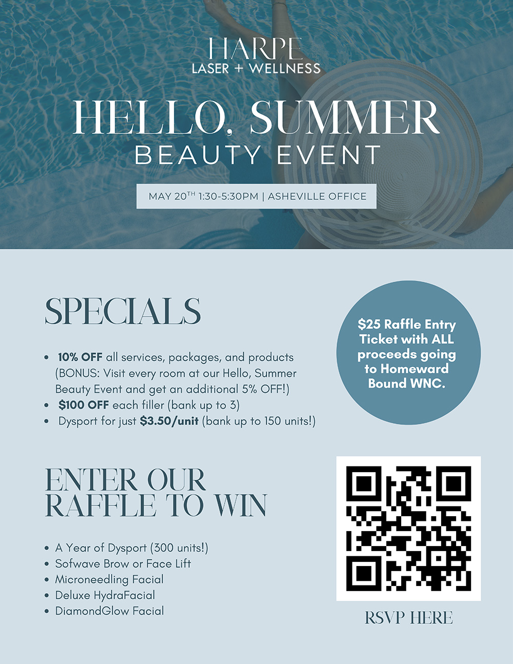 Hello Summer Beauty Event Flyer